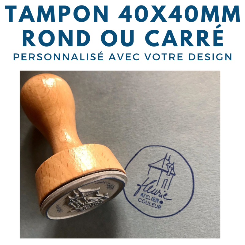 tampon rond ou carré 40 mm