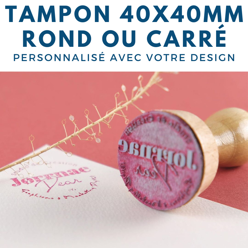 tampon rond ou carré 40 mm