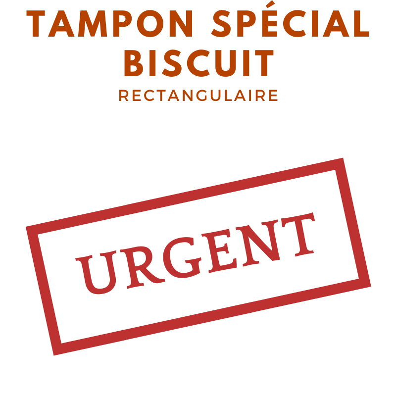 Tampon à biscuits rectangulaire